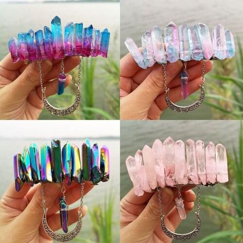 Dropshipping 1Pcs Luxury Crystal Hairpin For Women Headdress Prom Bridal Wedding Jewelry Crown Elegant Hair Accessories Headwear