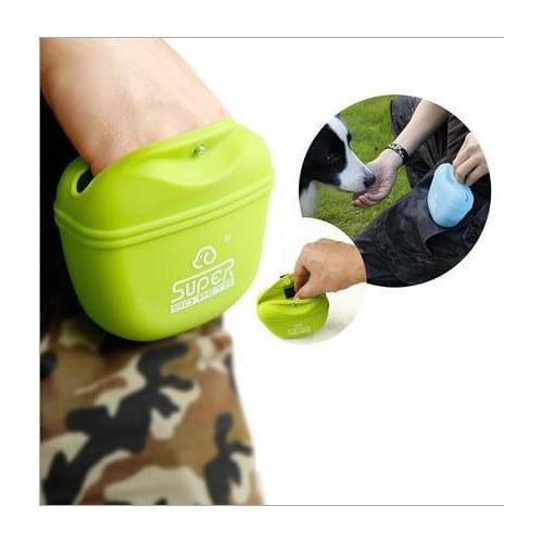 Dog snack bag silicone Treat Snack Bait Dogs Obedience Agility Outdoor Feed Storage Pouch Food Reward Waist Bags