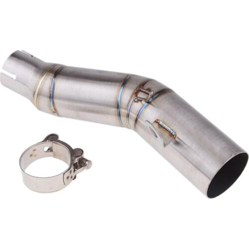 Motorcycle Exhaust Middle Pipe Connect Mid Link Pipe System For Yamaha