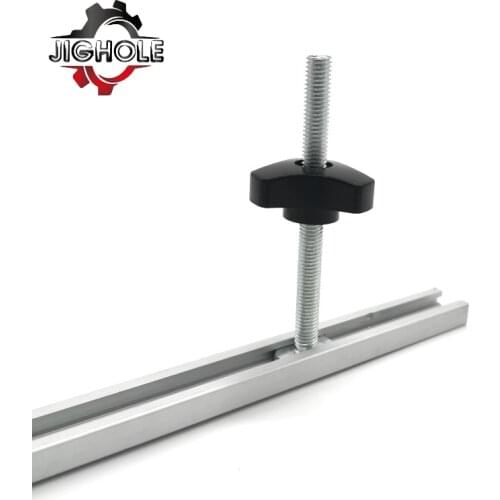 Aluminium Alloy T-slot Slide Track T-tracks Miter Track for Woodworking Saw/Router Table Workbench Tools Type-19