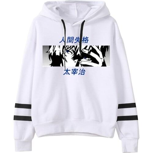 Bungo Stray Dogs Hoodies Men Women Short Sleeve Sweatshirt Dazai Osamu Anime Manga Hoodies Clothes