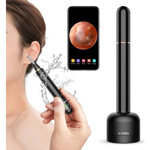 Smart Visual Ear-Stick Endoscope High Precision In-Ear Endoscope With Magnetically Charged Base for Adults Kids