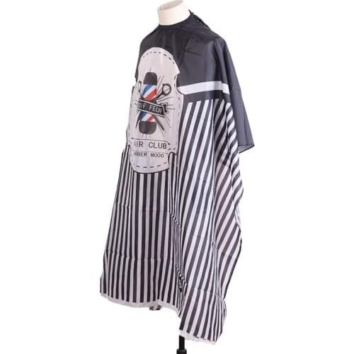 Waterproof Haircut Cape Cloth Hairdresser Apron Cutting Hair Pattern Salon Barber Cape Hairdressing Wrap Gown Tools
