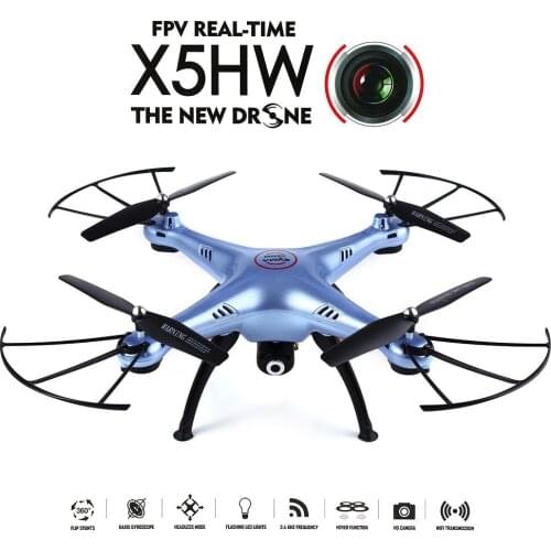 High Quality Racing Quadcopter Syma X5HW WiFi FPV HD 0.3MP CAM 2.4GHz 4CH 6 Axis Gyro Quadcopter RTF Night Flight Mini Drone Toy