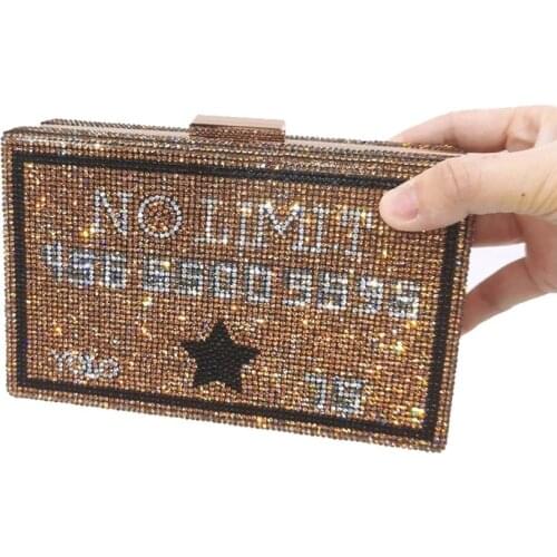 Rhinestone Clutch Purse and Handbags for Women 2021 Designer Crystal Evening Clutch Bags for Wedding Party