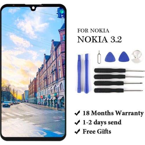 1pc For Nokia 3.2 LCD Screen Digitizer OEM Quality Mobile Phone Replacement Assembly LCD For Nokia 3.2 LCD Display Digitizer