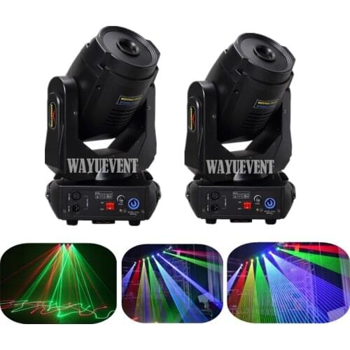 4W lyre laser light stage colorful rotating laser light 2w rgb laser moving head light for dj disco club wedding event