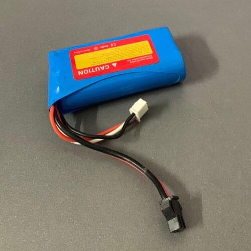 7.4V 1500mAh 18650 Lipo Battery Replacement Parts Enchufe SM Apply in H101 Remote Control Speed Boat Universal