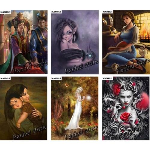 Diamond Embroidery Diy Diamond Painting Cross Stitch Kits Diamond Mosaic Character Full Square Diamond Embroidery FB014