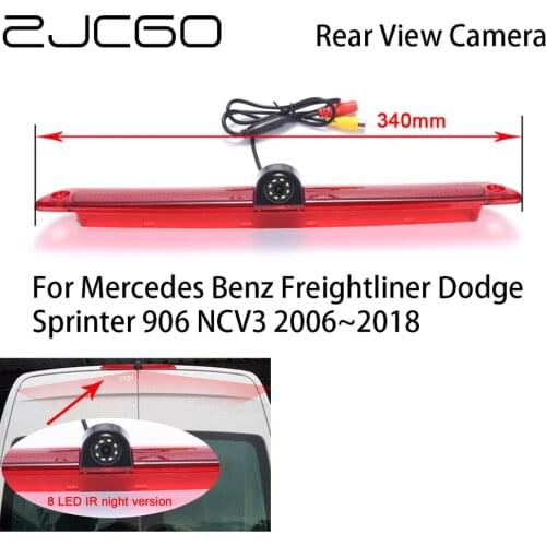 ZJCGO Car Rear View Reverse Back Up Parking Camera for Mercedes Benz Freightliner Dodge Sprinter 906 NCV3 2006~2018