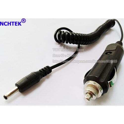 NCHTEK Car Charger DC Power Adapter Cigarette Lighter Cable 3.5x1.35mm,Vehicle Charger Cord 3.5/1.35,12V 1A,10Qty, Free shipping
