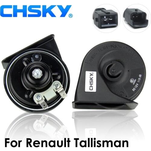 CHSKY Car Horn Snail type Horn For Renault Tallisman 2015 to Now 12V Loudness 110-129db Auto Horn Long Life Time High Low Klaxon