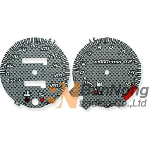 Free shipping motorcycle Carbon pattern Face Plate Instrument Panel Meter Digital Dial For HONDA CB250 Hronet 250 1998-2005