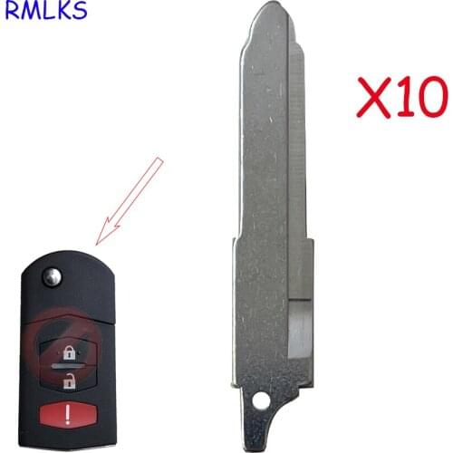 Remote Flip Key Head Keyless Replacement Uncut MAZ24R Blade Blank For Mazda 2 3 5 6 RX8 MX5 CX-7 Flip Folding Remote Key Fob