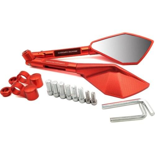 For Ducati HYPERMOTARD 821 939 1100 796 SP S4/S4R Universal Motorcycle Mirror Rearview Side Mirrors Motorbike Accessories