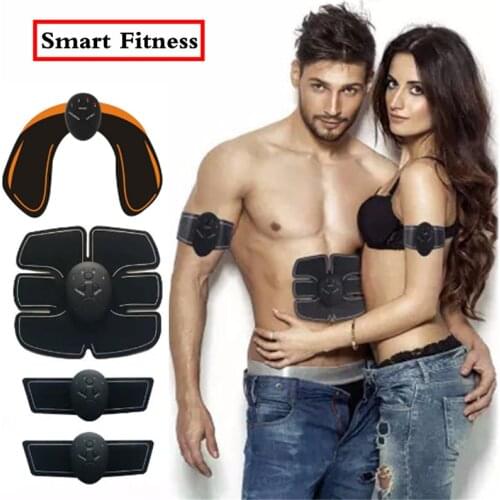 EMS Wireless Muscle Stimulator Smart Fitness Abdominal Training Electric Weight Loss Stickers Body Slimming Belt Unisex