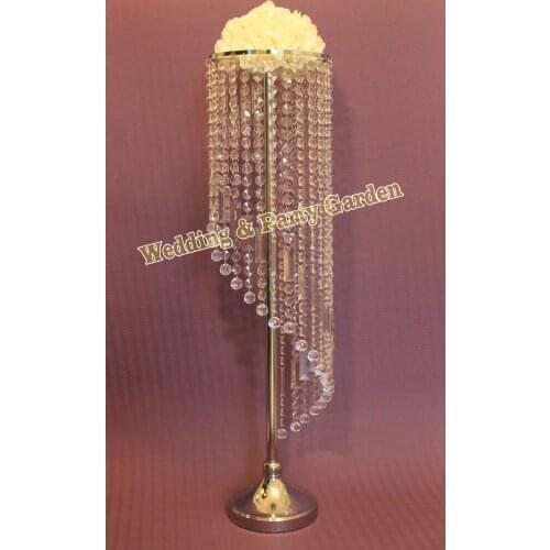 Hot 90cm(H) Silver wedding table centerpiece event party decoration/Wedding Crystal decoration / Wedding Road Leads 8 pcs