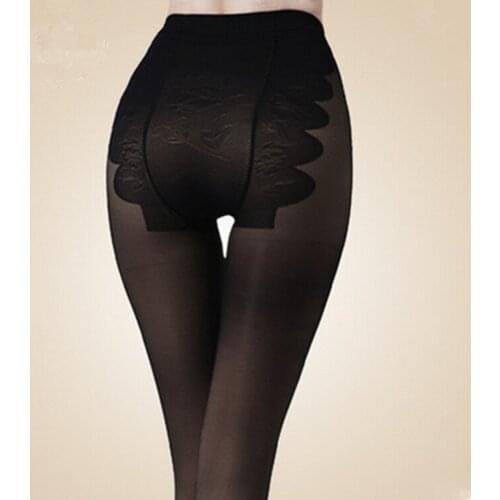 2020 Collant Tights The Spring And Autumn 40d Thin Crotch Hip Solid Anti Off Silk Bikinis Butterfly Pantyhose Ladies Stockings