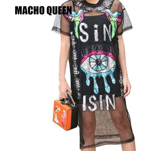 MACHO QUEEN Fashionable Shirt Dresses