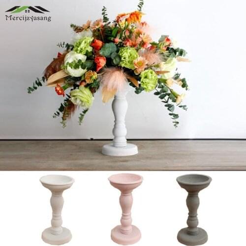 Mercijzyasang Decorative Wooden Candlesticks