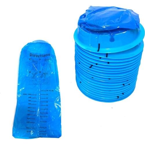 Professional Disposable Medical Sick Vomit Bag 1000ml ag Puke Travel or Emergency Sick Hospital Air Sickness Rubbish garbage Bag