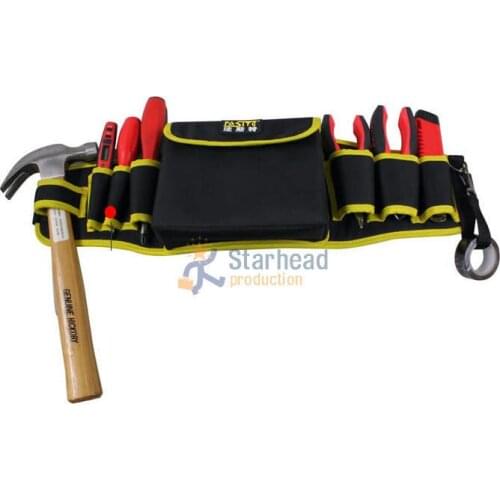 Multi-function Electrician Tool package Waist Bag multi-inserted oxford bags case pockets for Multimeter hand tools