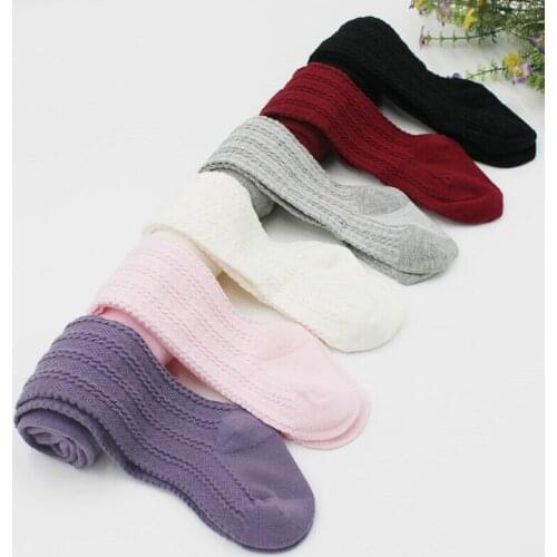 New High Quality Cute Baby Girls Knee High Cotton Long Warm Stocking Kids Toddlers Tights Leg Warmer Stockings