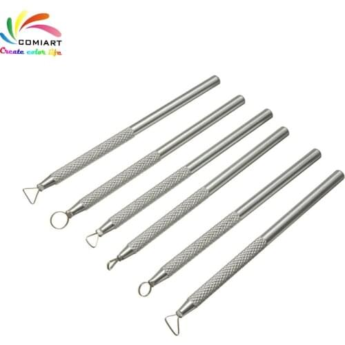 Aluminum Pottery Clay Carving Cutter Ceramic Sculpting Polymer Clay Modeling Tool Playdough Tools