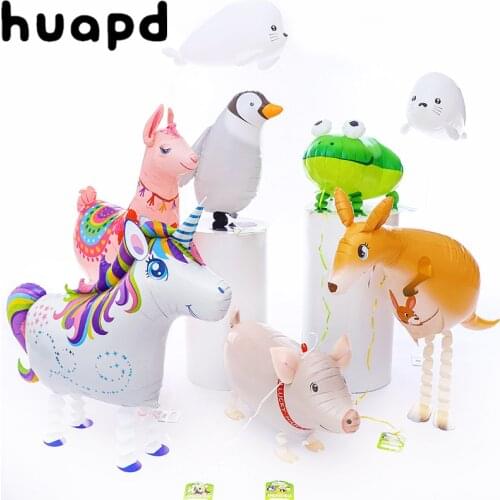 1pcs walking pet balloon model animal balloon childrens party toy birthday gift puppy kitten giraffe balloon