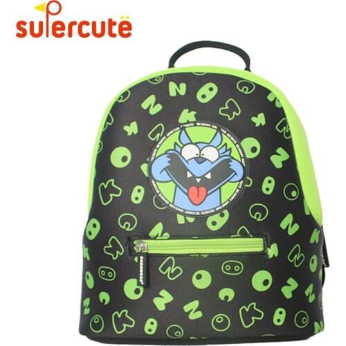 SUPERCUTE toddler & preschool backpacks fashion 3D cartoon Super Soft Ultralight breathable material kids bags for girls boys