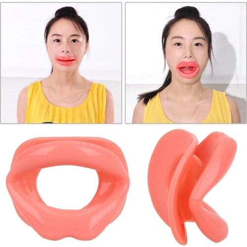 Face Care Silicone Rubber Face Slimmer Exercise Mouth Piece Muscle Anti Wrinkle Lip Trainer Mouth Massager Exerciser