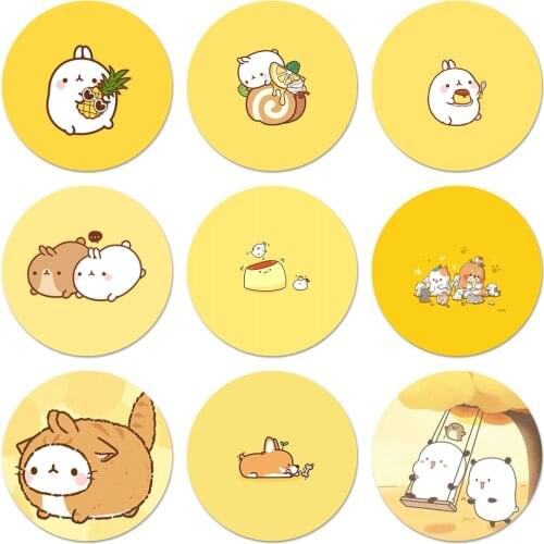 Cartoon Cute Animal Icons Pins Badge Decoration Brooches Metal Badges For Backpack Decoration