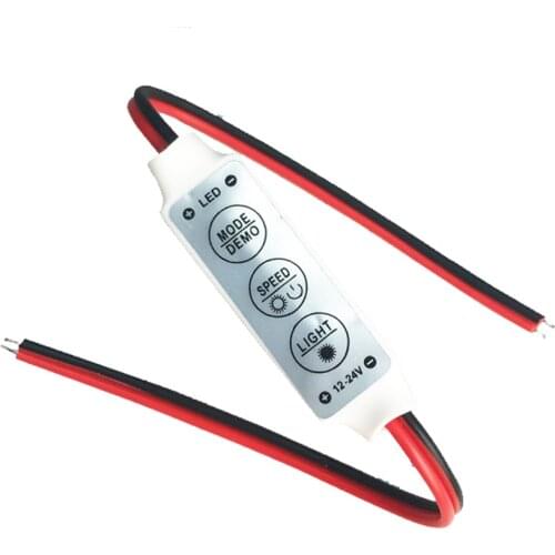3 Key Mini Led Strip Controller Dimmer 6A Manual Wireless Control for Single Color 3528 5050 5630 2835 Led Strip Lamp DC12V