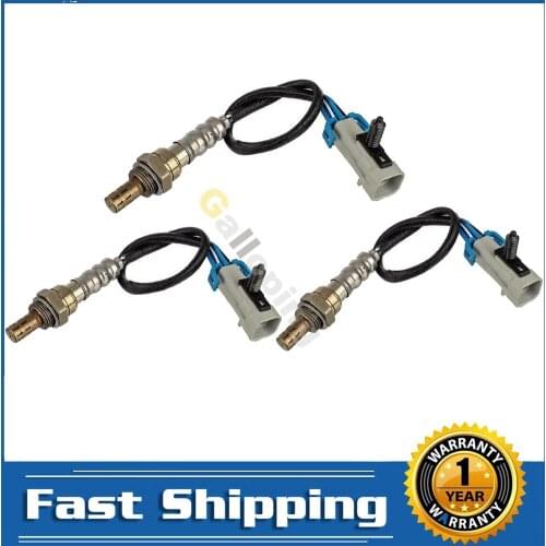 3PCS O2 Oxygen Sensor for 2003 2004 2005 Chevrolet Blazer GMC Jimmy 2003 2004 Chevrolet S10 4.3L Upstream Left Right Downstream
