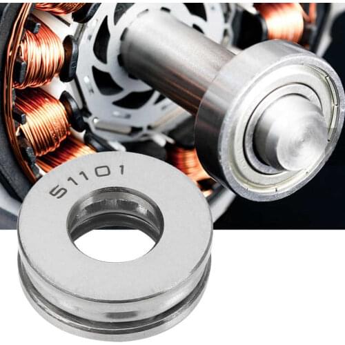 5Pcs 51101 Bearing Steel Plane Axial Thrust Bearing Ball Roller Bearing Parts Low Noise 2RS Seal Dustproof