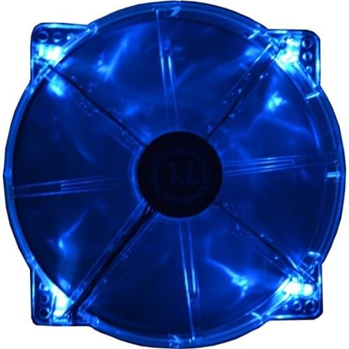 Free Shipping 170 mm chassis fan supermute computer cooling exhaust fan 17020 LED blue light fan