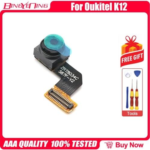 BingYeNing High Quality New Original For Oukitel K12 8.0MP Front Camera Repair Parts Replacement