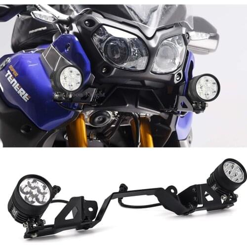 For Yamaha XT1200Z XTZ 1200 Super Tenere 2014 - Fog Lights Auxiliary Bracket Light Mounts Spotlight Bracket Spot Light Holder