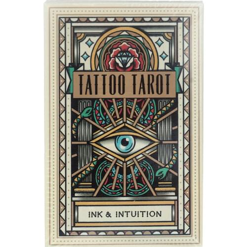 78 pcs Oracle Tarot Cards tattoo tarot Card Board Deck Games Palying Cards For Party Game