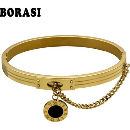 Hot Sell Brand Women Wedding Bracelet Roman Numeral Brand Love Luxury Bracelets & Bangles For Women Jewelry For Valentines Gift