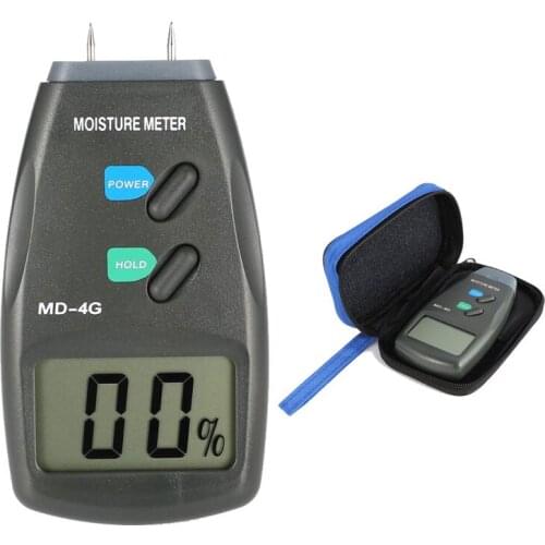 MD-4G Wood Moisture Meter wood/paper Humidity Tester Hygrometer Timber Damp Detector Tree Density test