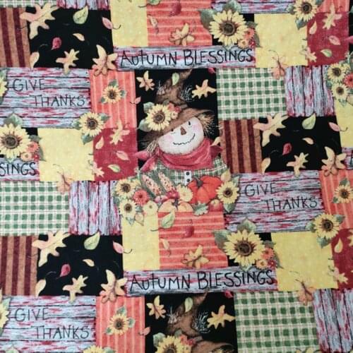 Cartoon Lovely Little Fat Rabbit 100% Cotton Fabric for Patchwork Hometextile Backpacks Slipcover Doggy Clothes DIY Material