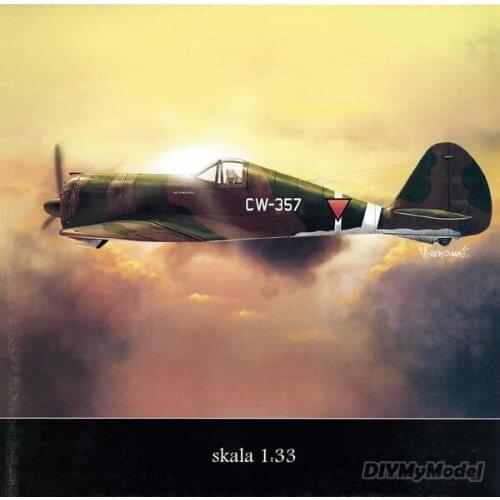 DIYMyModeI USA Cw21 demon fighter DIY Handcraft Paper Model KIT Handmade Toy Puzzles Gift Movie prop