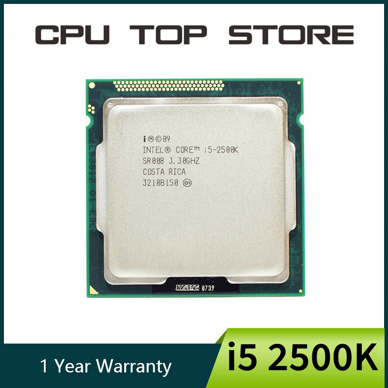 Intel Core i5 2500K Processor Quad-Core 3.3GHz LGA 1155 TDP 95W 6MB Cache With HD Graphics Desktop CPU