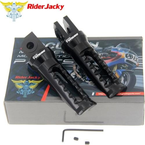 RiderJacky For YAMAHA SuperTenere XTZ12 1200 Super Tenere 2012-2019 18 Motorcycle Front Footrest Foot Pegs CNC Foot Rests Pedal