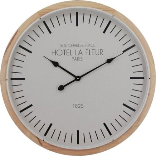 Most Popular Rustic Wooden Home Decorative Wall Clock,Factory Custom Wall Clock