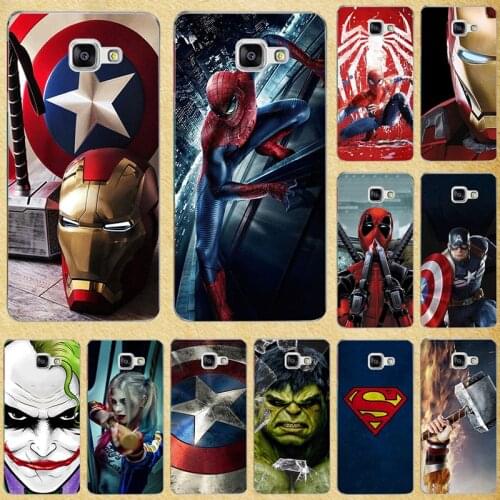 Super Hero Phone Case Cover for Samsung Galaxy A9 2016 Soft Silicone Back Cover for Samsung Galaxy A9 2016 A900F Case Bags