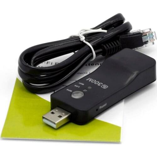 USB Dongle WiFi Adapter Repeater Network Signal Amplifier Adapter With RJ45 Ethernet Cable For Samsung Smart TV Accessories