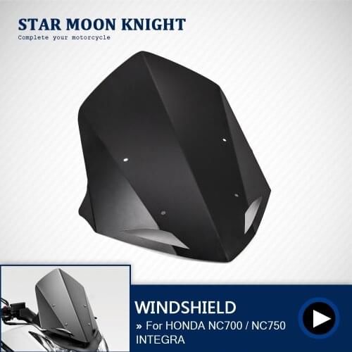 Motorcycle Accessories Aluminum Windscreen Windshield Wind Shield Deflector For HONDA NC700 INTEGRA NC750 INTEGRA NC 750 700