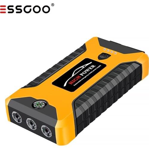 Car jump starter Automotive Emergency Start Power Supply 12V 20,000mAh SOS Lamp Notebook Charger 110-240V accesorios automovi